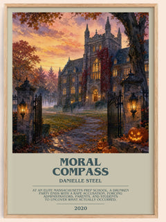 Moral Compass Bookish Wall Art by Danielle Steel – image 1