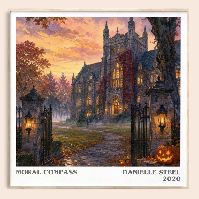 Moral Compass Literary Art Print by Danielle Steel