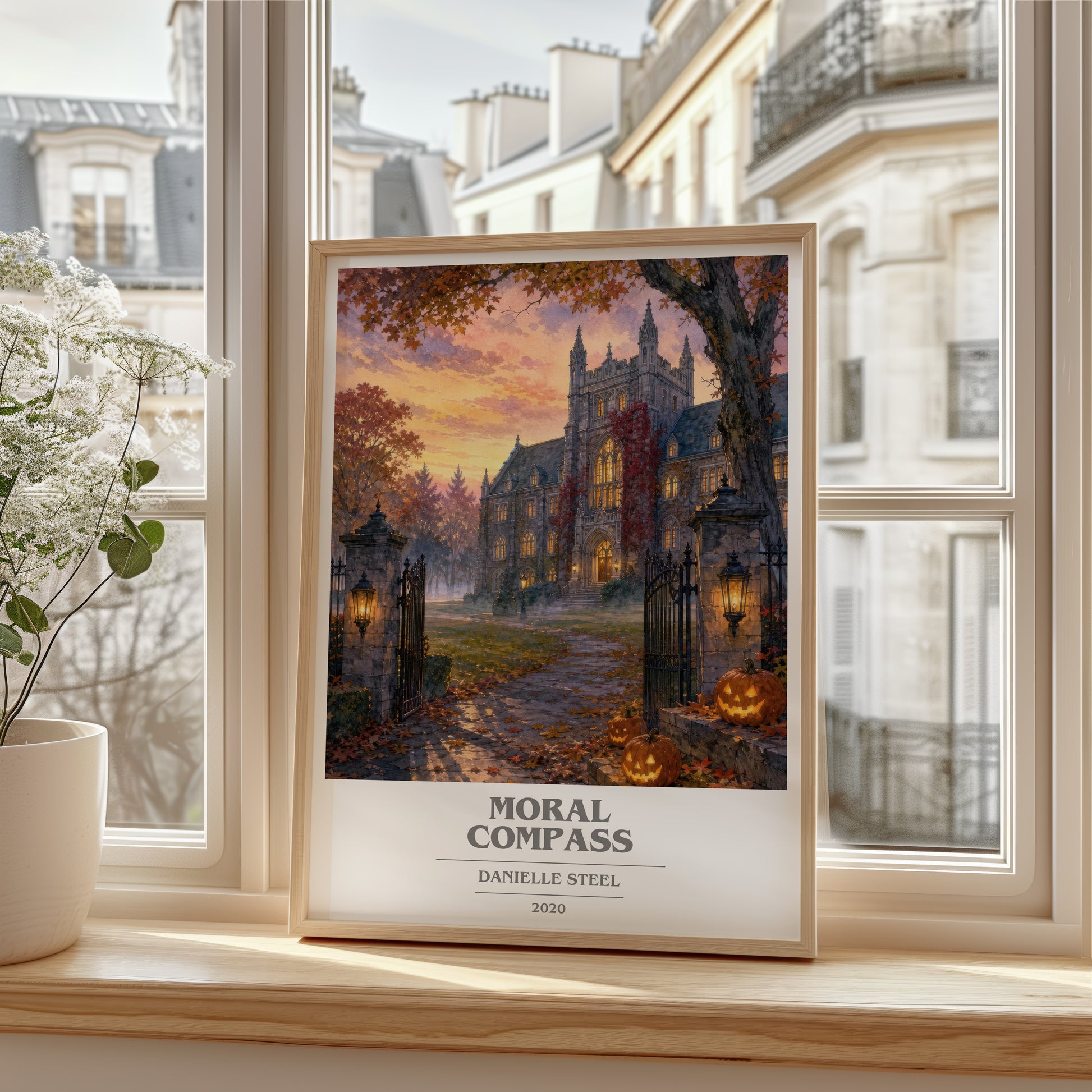 Moral Compass book cover poster colour and style options – Danielle Steel book art