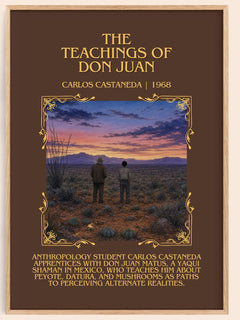 The Teachings Of Don Juan Minimalist Book Poster by Carlos Castaneda – book poster