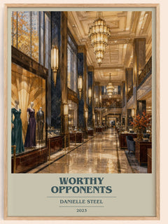 Worthy Opponents Book Cover Poster by Danielle Steel – image 1