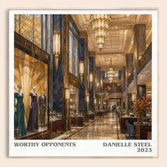 Worthy Opponents Literary Art Print by Danielle Steel – image 1