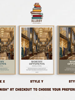 Worthy Opponents Bookish Wall Art by Danielle Steel – image 4