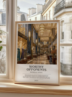 Worthy Opponents Bookish Wall Art by Danielle Steel – image 2