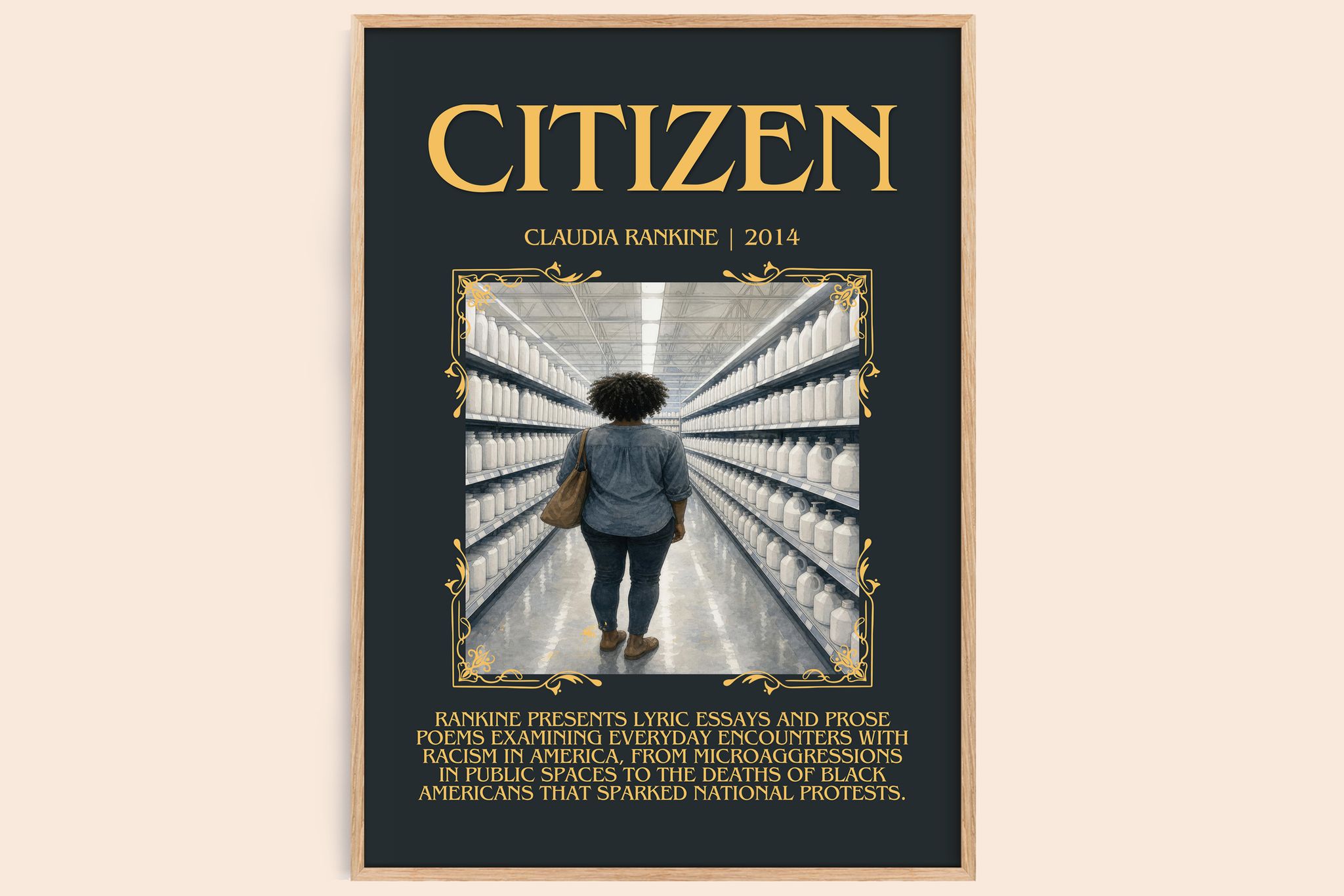 Citizen Minimalist Book Poster by Claudia Rankine