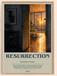 Resurrection Bookish Wall Art by Danielle Steel – framed poster
