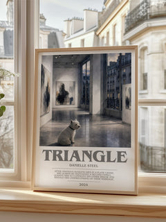 Triangle Bookish Wall Art by Danielle Steel – image 2