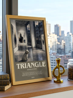 Triangle Bookish Wall Art by Danielle Steel – image 3