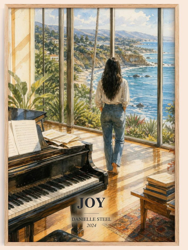 Joy Book Watercolour Illustration by Danielle Steel
