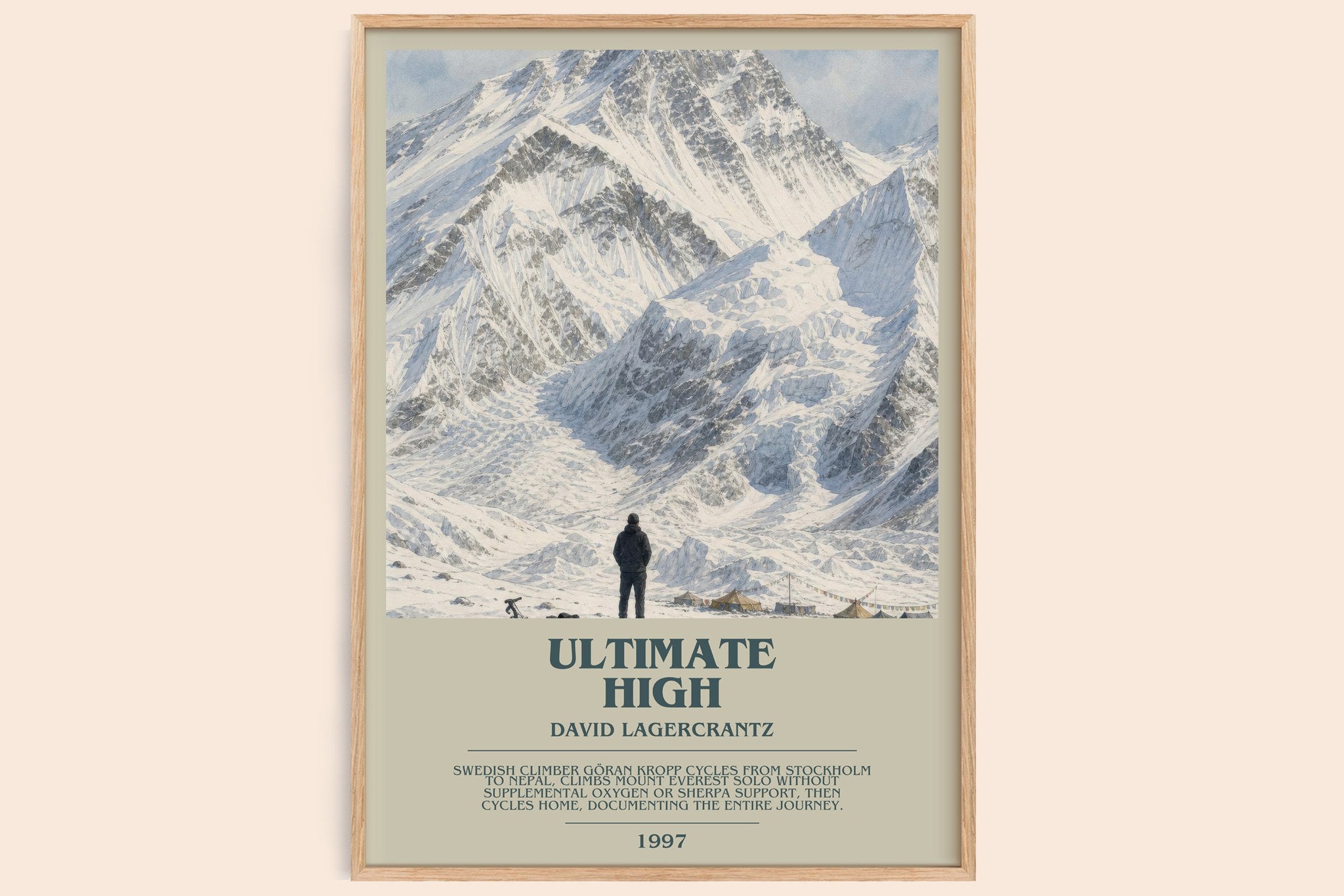 Ultimate High Bookish Wall Art by David Lagercrantz