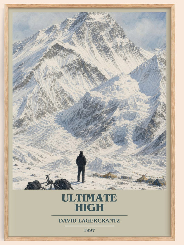 Ultimate High Book Cover Poster by David Lagercrantz
