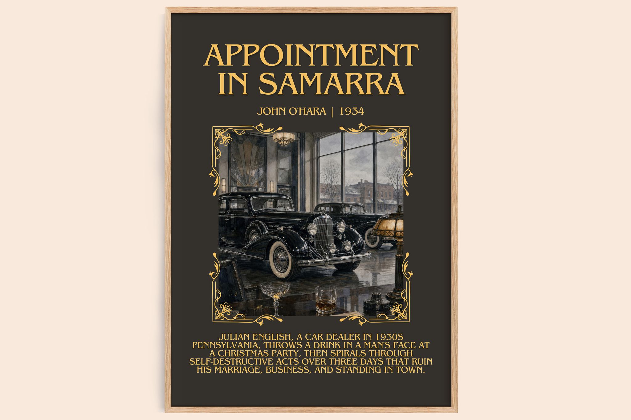 Appointment in Samarra Minimalist Book Poster by John O'Hara