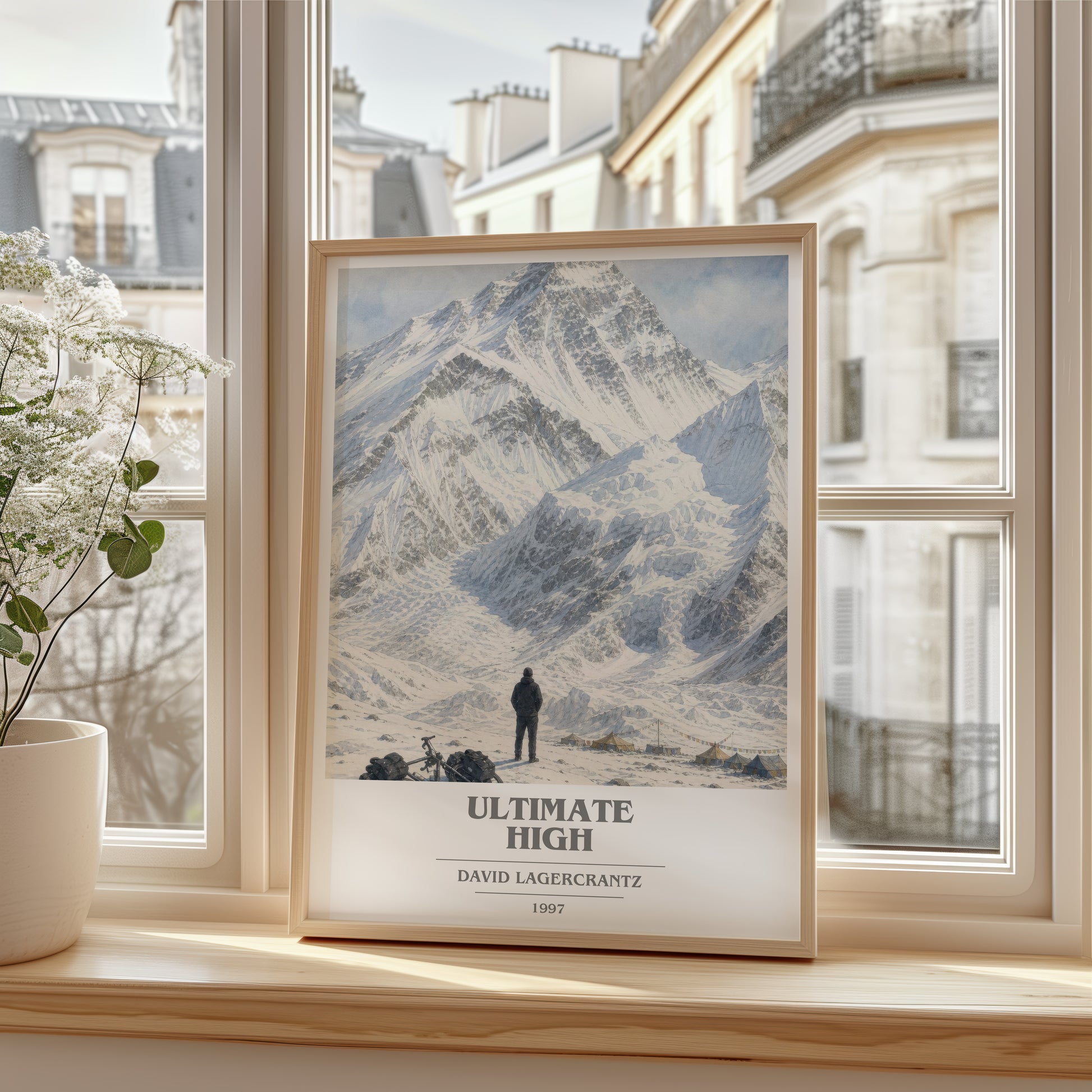 Ultimate High book cover poster colour and style options – David Lagercrantz book art