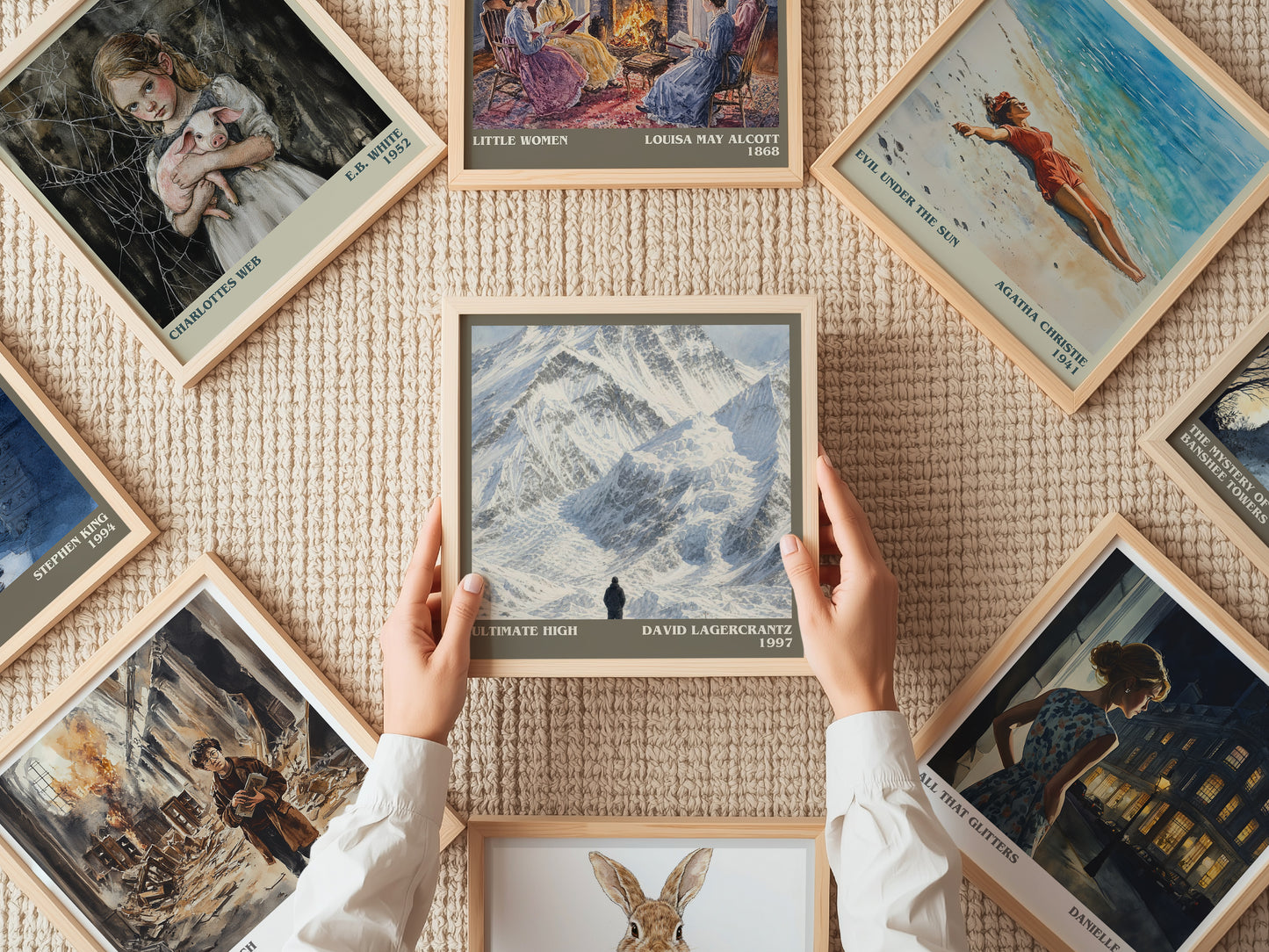 Ultimate High literary book poster framed on wall – non fiction wall art