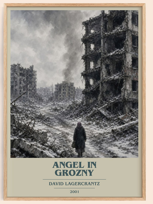 Angel In Grozny Book Cover Poster by David Lagercrantz