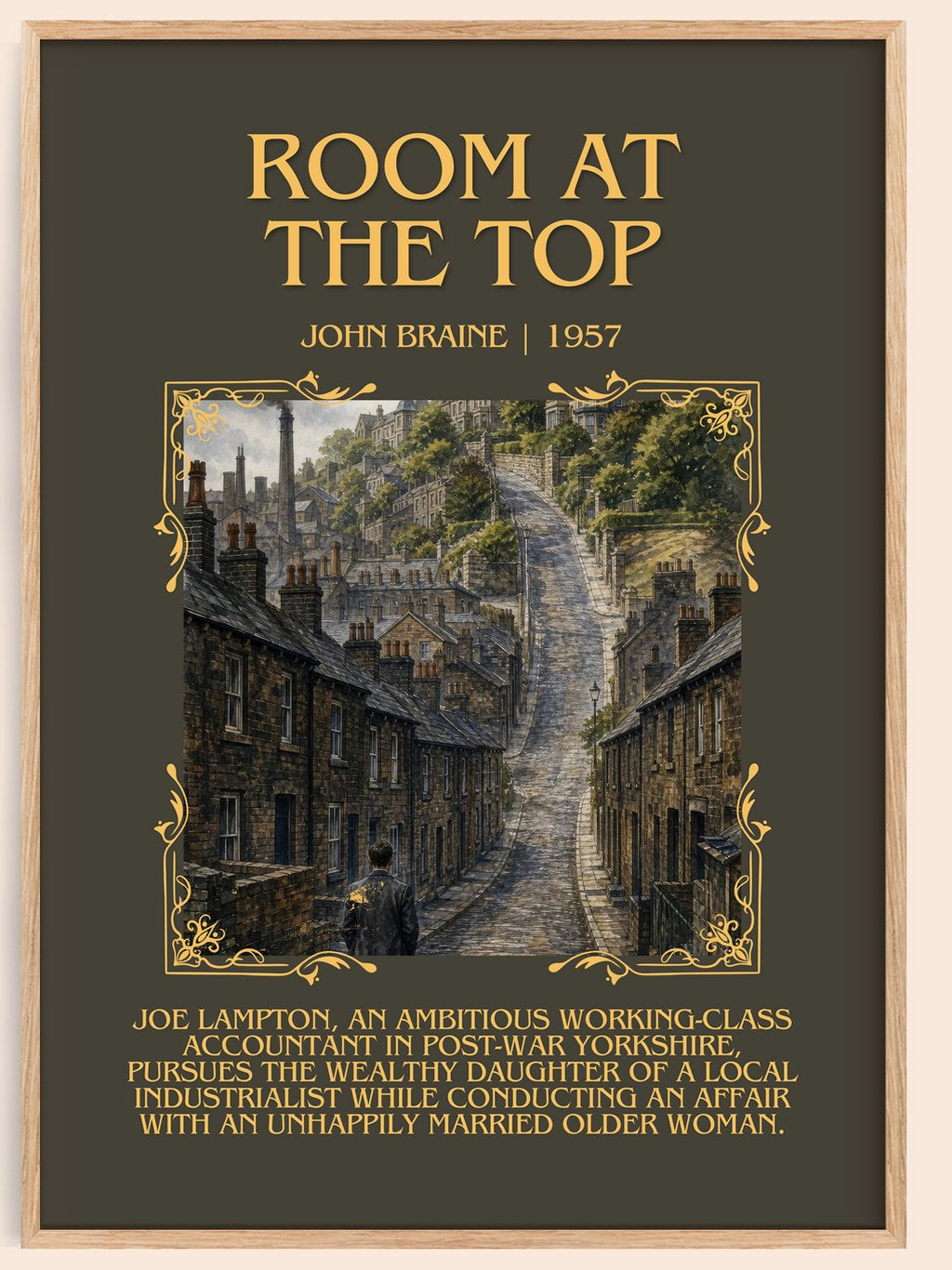 Room At The Top Minimalist Book Poster by John Braine – book poster