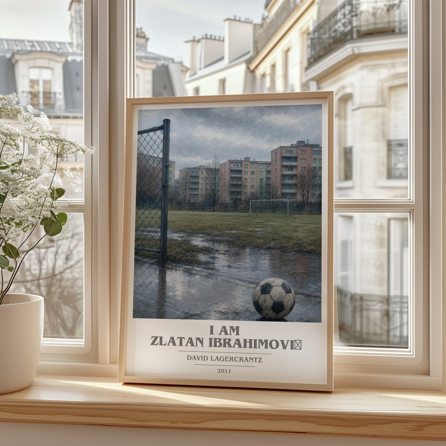 I Am Zlatan Ibrahimović book cover poster colour and style options – David Lagercrantz book art