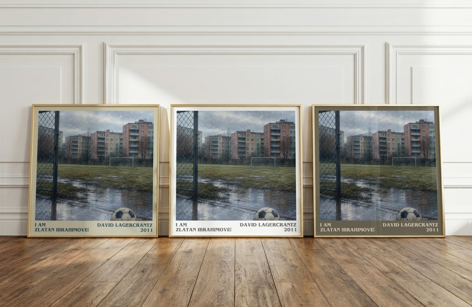 I Am Zlatan Ibrahimović literary art print colour and style options – David Lagercrantz book art