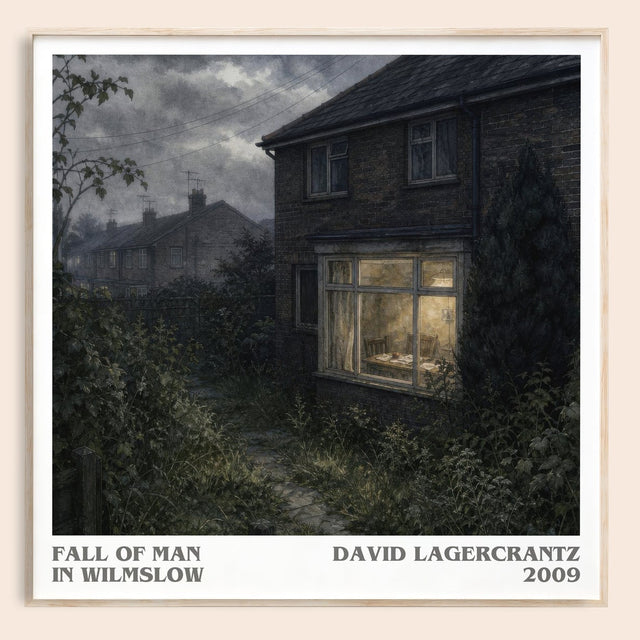Fall Of Man In Wilmslow Literary Art Print by David Lagercrantz