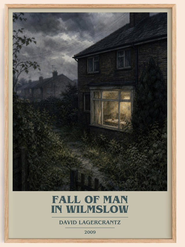 Fall Of Man In Wilmslow Book Cover Poster by David Lagercrantz
