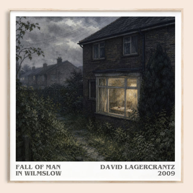 Fall Of Man In Wilmslow Literary Art Print by David Lagercrantz