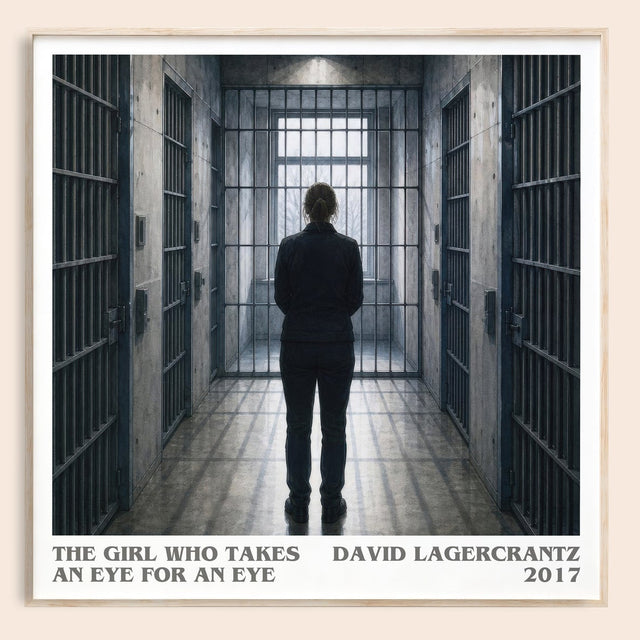 Girl Who Takes An Eye For An Eye Literary Art Print by D. Lagercrantz