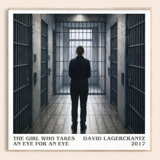 Girl Who Takes An Eye For An Eye Literary Art Print by D. Lagercrantz