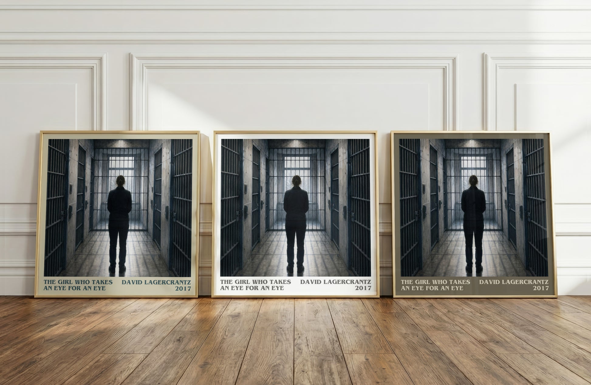 The Girl Who Takes An Eye For An Eye literary art print colour and style options – David Lagercrantz book art