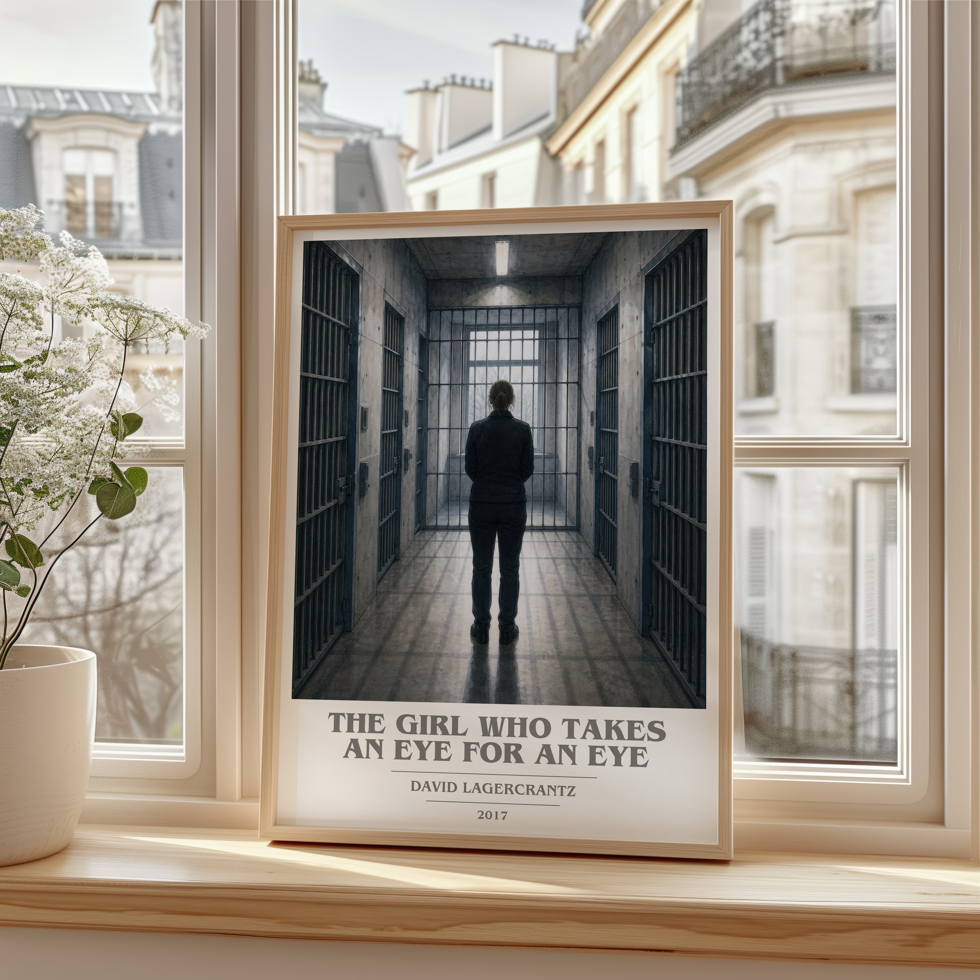 The Girl Who Takes An Eye For An Eye book cover poster colour and style options – David Lagercrantz book art