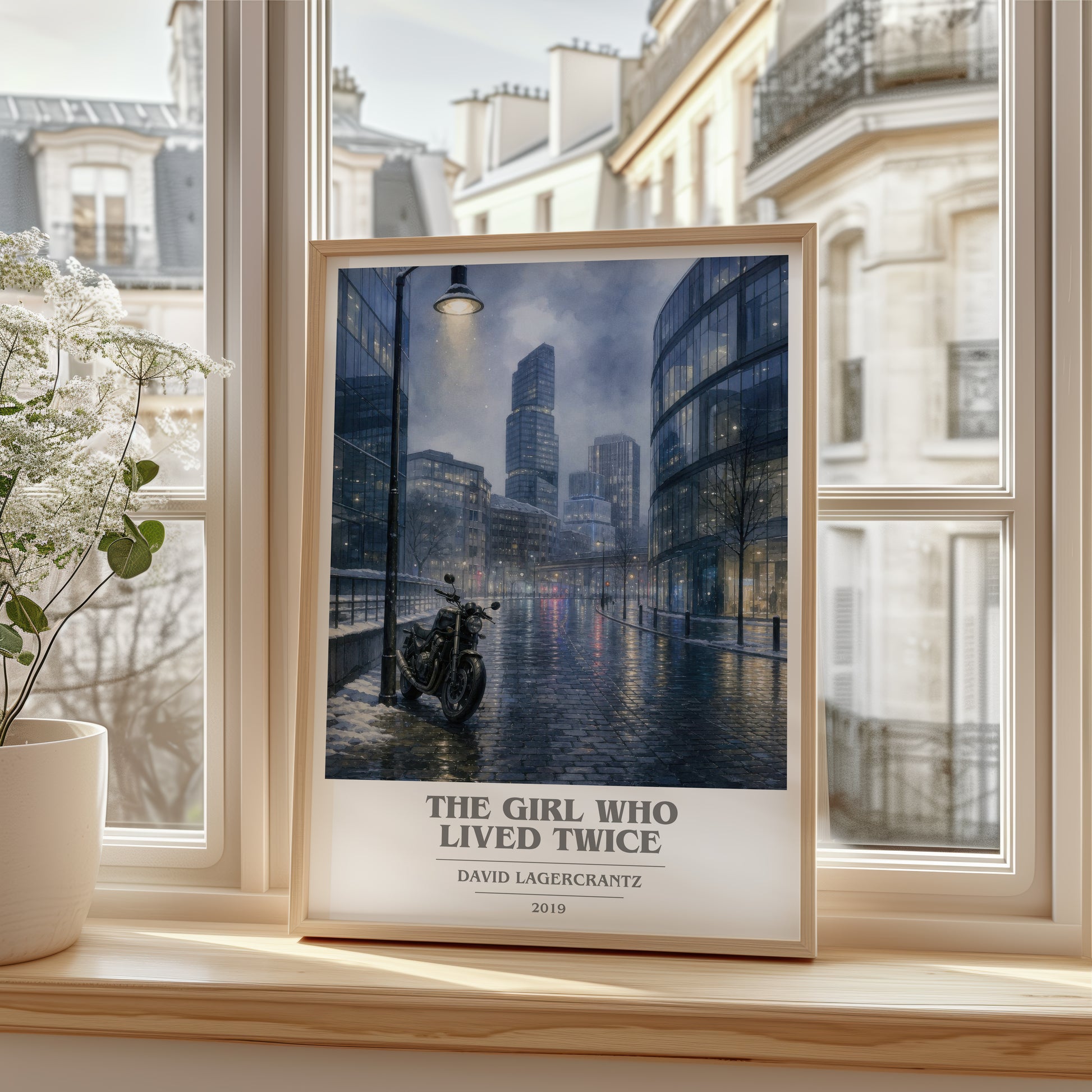The Girl Who Lived Twice book cover poster colour and style options – David Lagercrantz book art