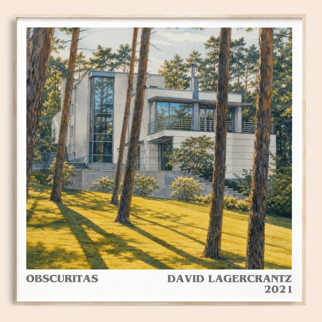 Obscuritas Literary Art Print by David Lagercrantz
