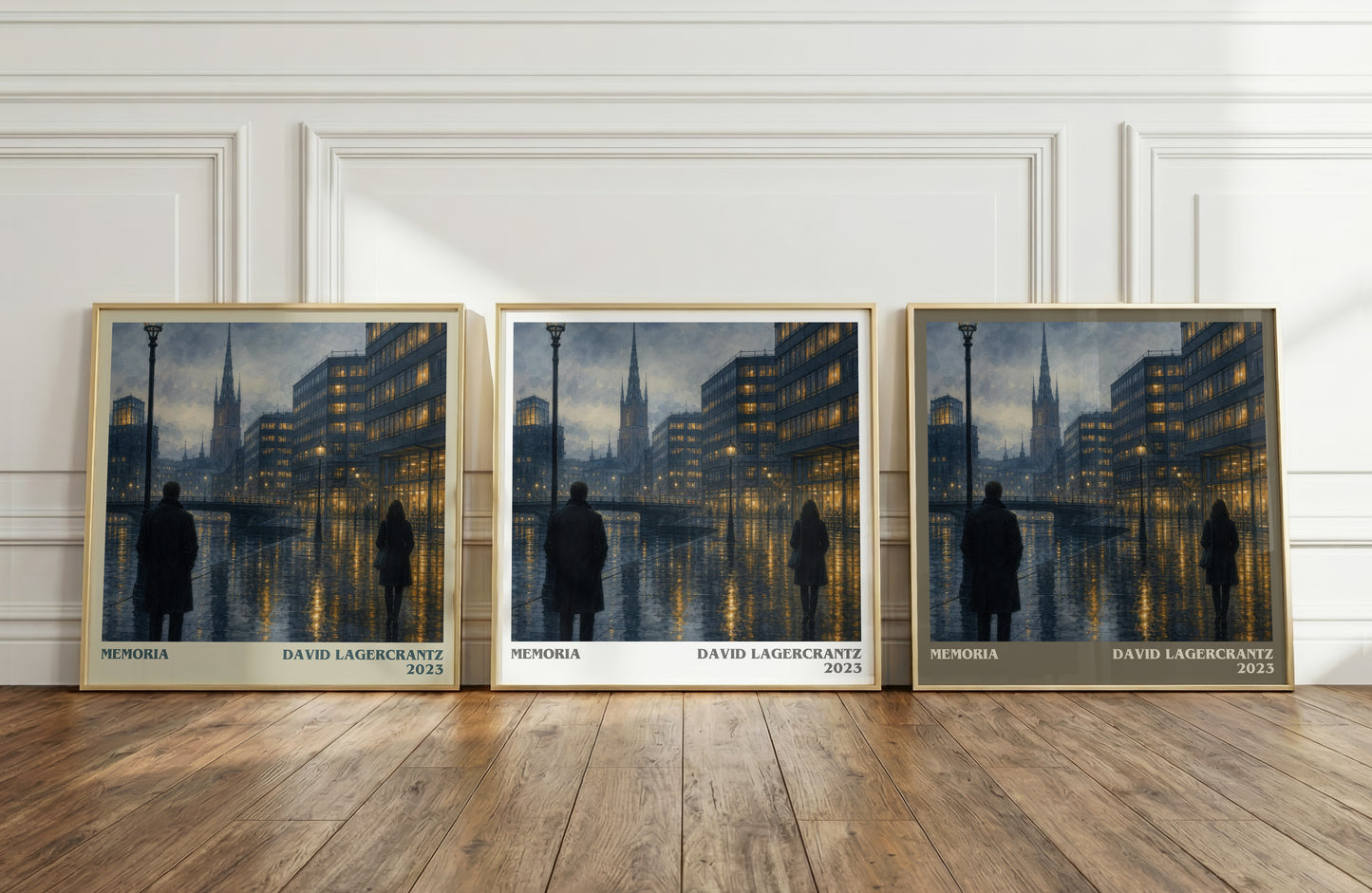 Memoria literary art print colour and style options – David Lagercrantz book art
