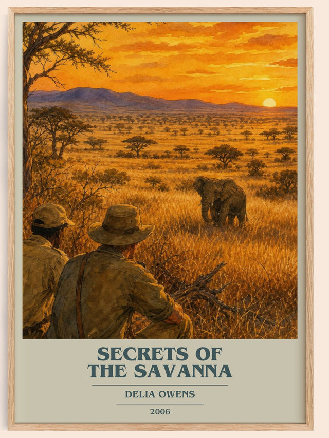Secrets Of The Savanna Book Cover Poster by Delia Owens