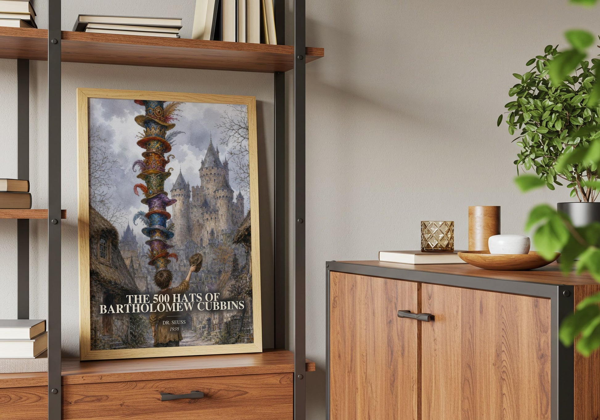 The 500 Hats Of Bartholomew Cubbins book watercolour illustration paper finish options – matte satin gloss