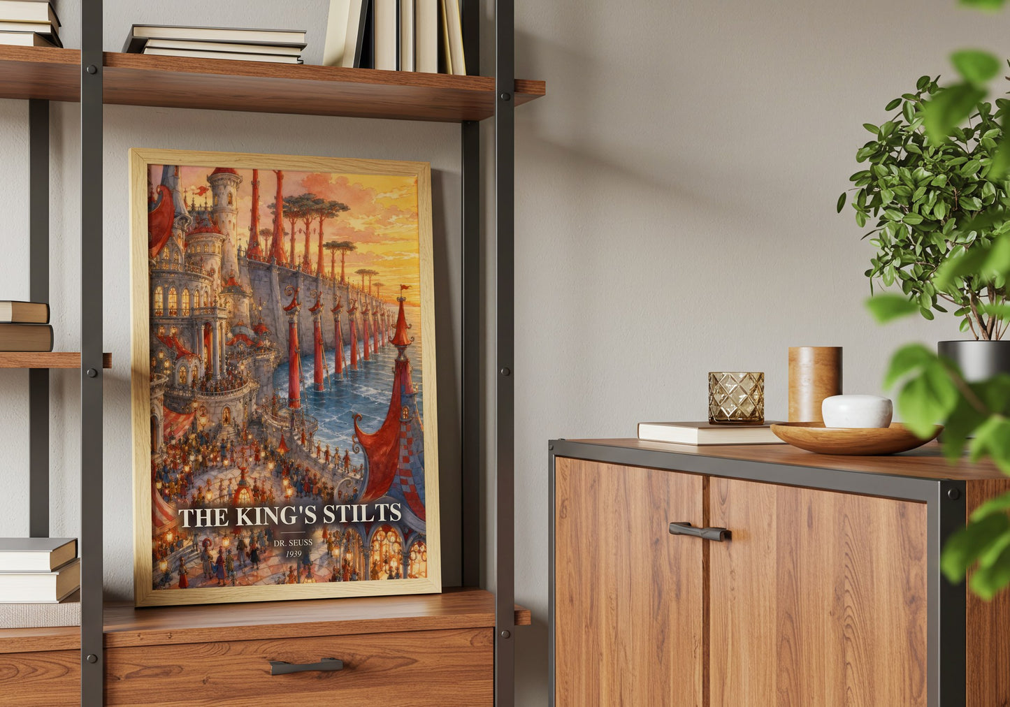 The King'S Stilts book watercolour illustration paper finish options – matte satin gloss