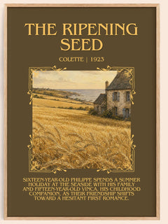 The Ripening Seed Minimalist Book Poster by Colette – book poster
