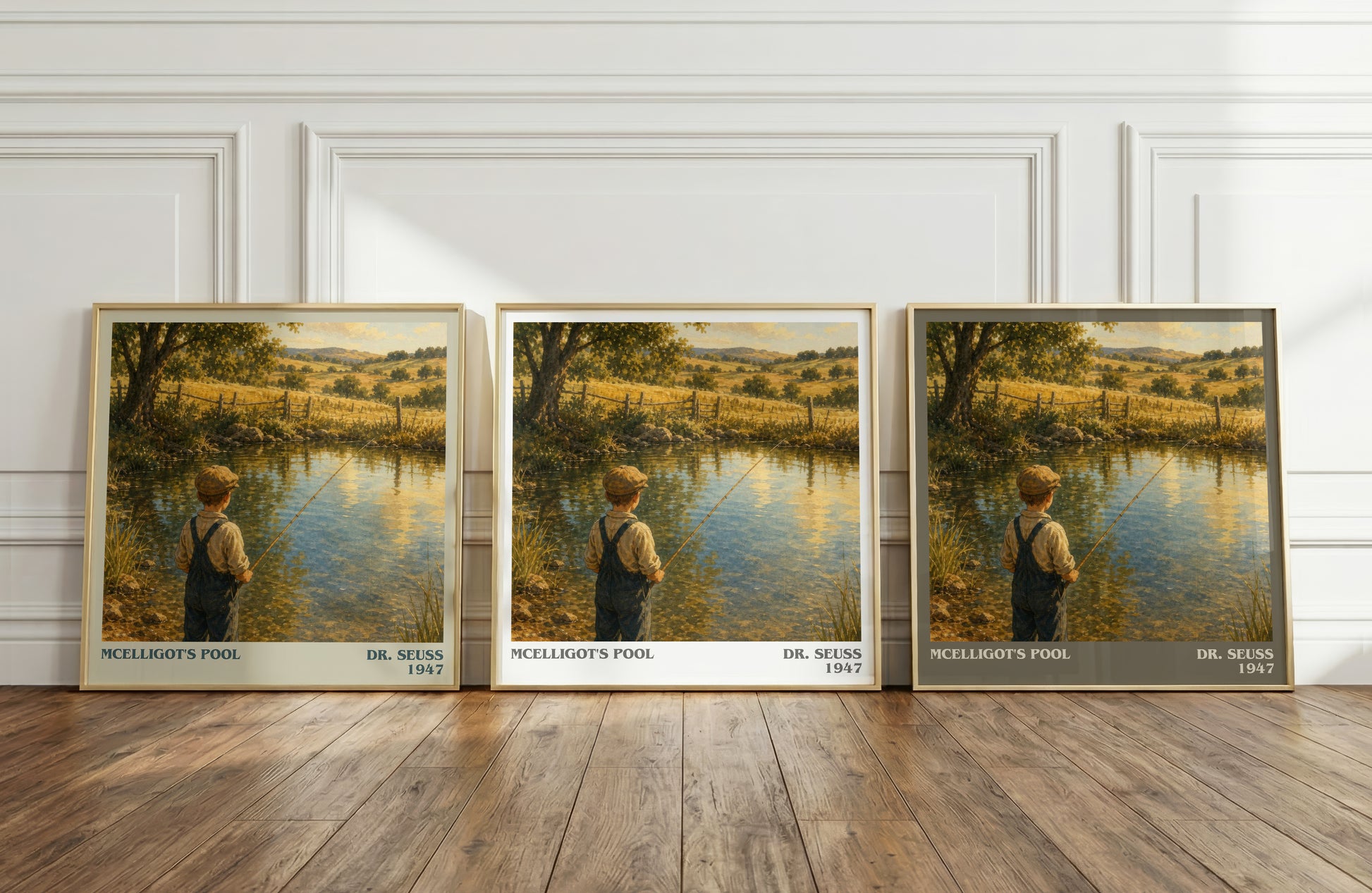 Mcelligot'S Pool literary art print colour and style options – Dr. Seuss book art
