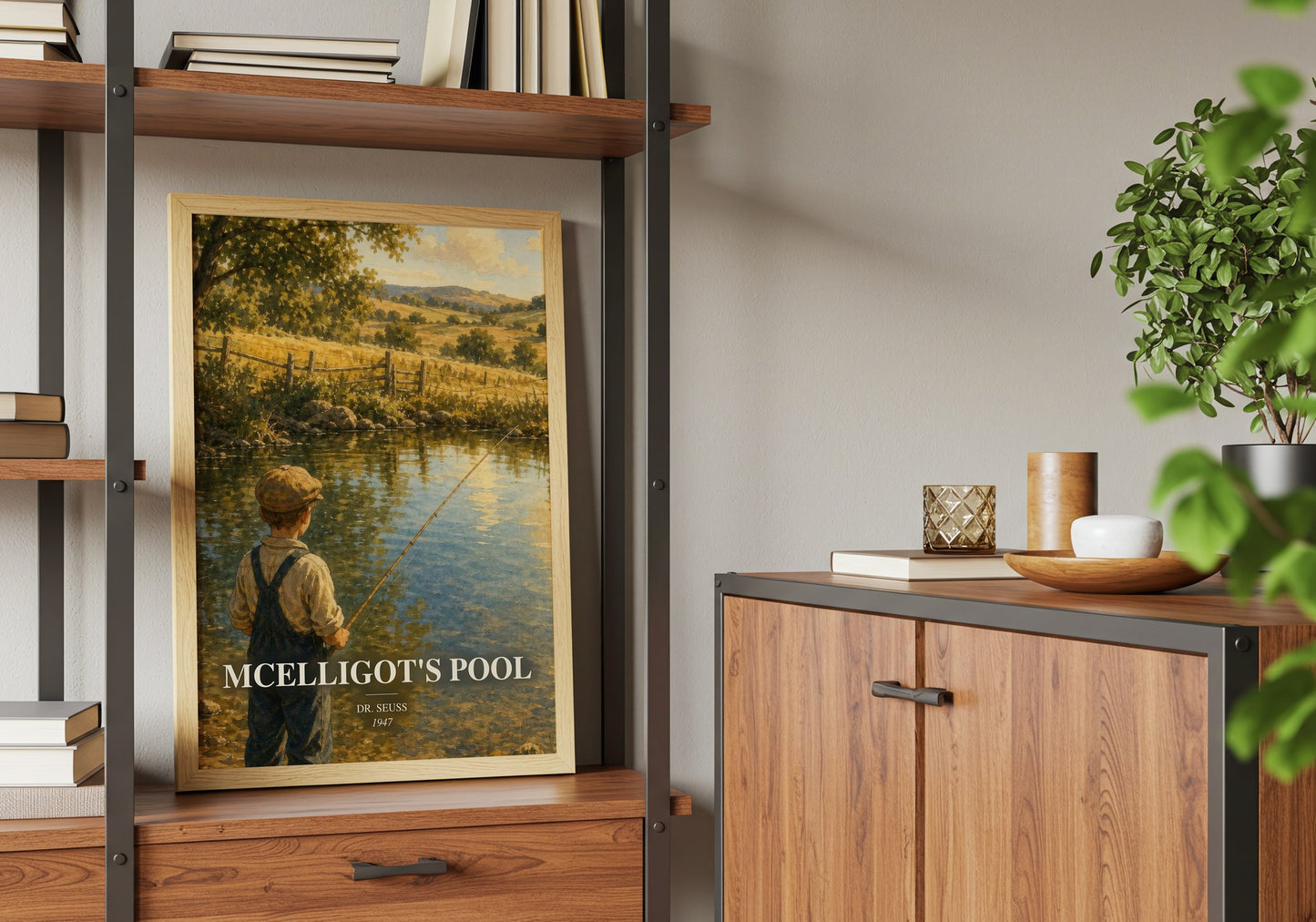 Mcelligot'S Pool book watercolour illustration paper finish options – matte satin gloss