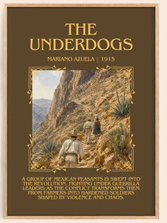 The Underdogs Minimalist Book Poster by Mariano Azuela – book poster