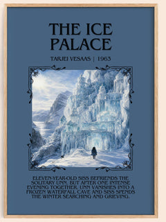 The Ice Palace Minimalist Book Poster by Tarjei Vesaas – book poster