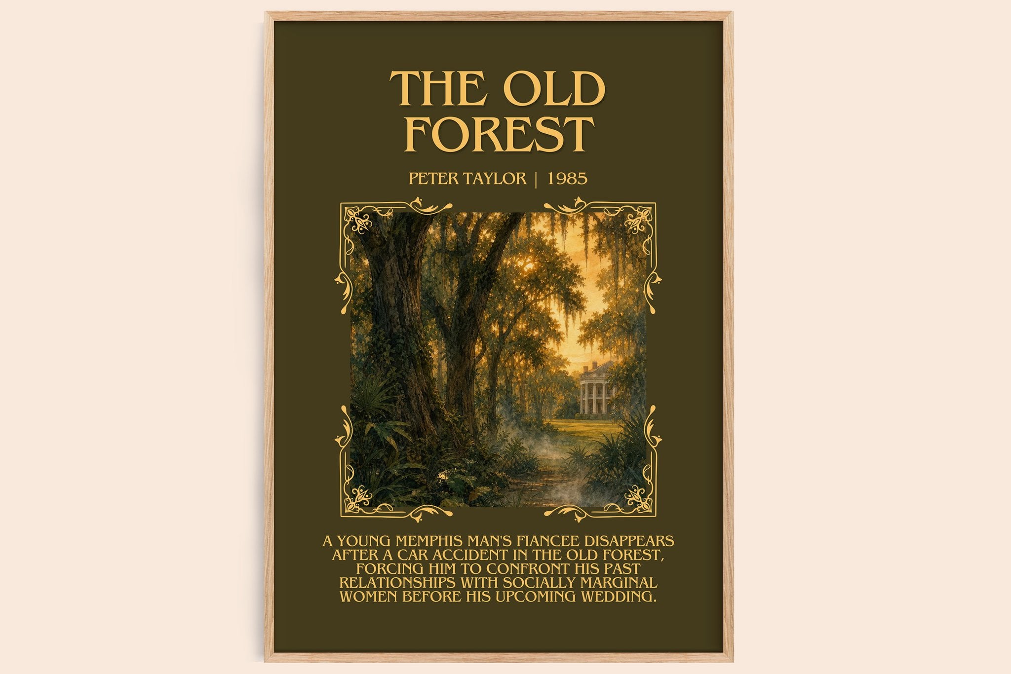 The Old Forest Minimalist Book Poster by Peter Taylor