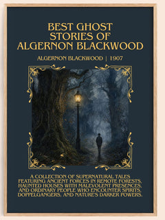 Best Ghost Stories Of Algernon Blackwood Minimalist Book Poster by Algernon Blackwood – book poster