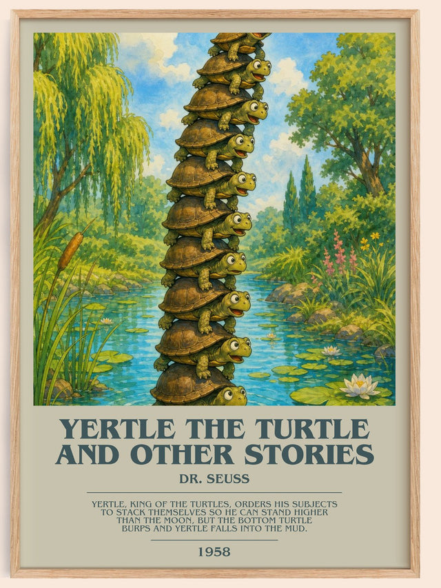 Yertle The Turtle And Other Stories Bookish Wall Art by Dr. Seuss