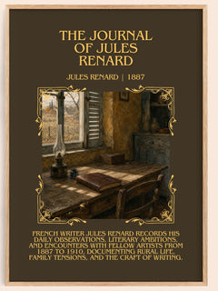 The Journal of Jules Renard Minimalist Book Poster by Jules Renard – book poster