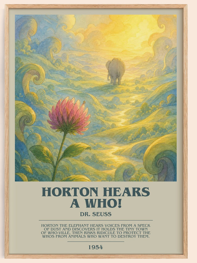 Horton Hears A Who! Bookish Wall Art by Dr. Seuss