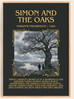 Simon and the Oaks Minimalist Book Poster by Marianne Fredriksson – book poster