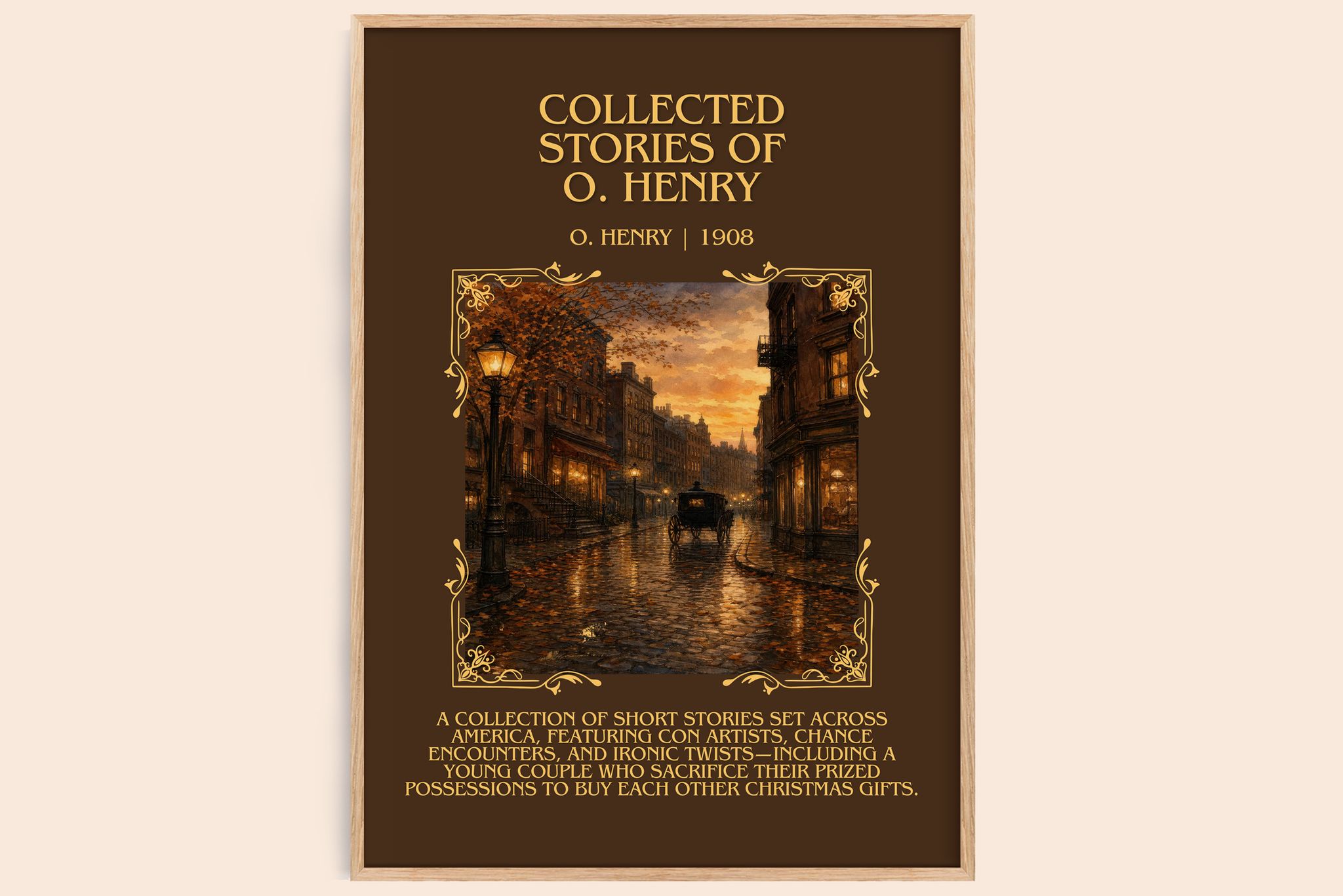 Collected Stories Of O. Henry Minimalist Book Poster by O. Henry