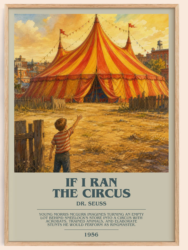If I Ran The Circus Bookish Wall Art by Dr. Seuss