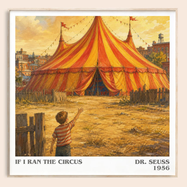 If I Ran The Circus Literary Art Print by Dr. Seuss