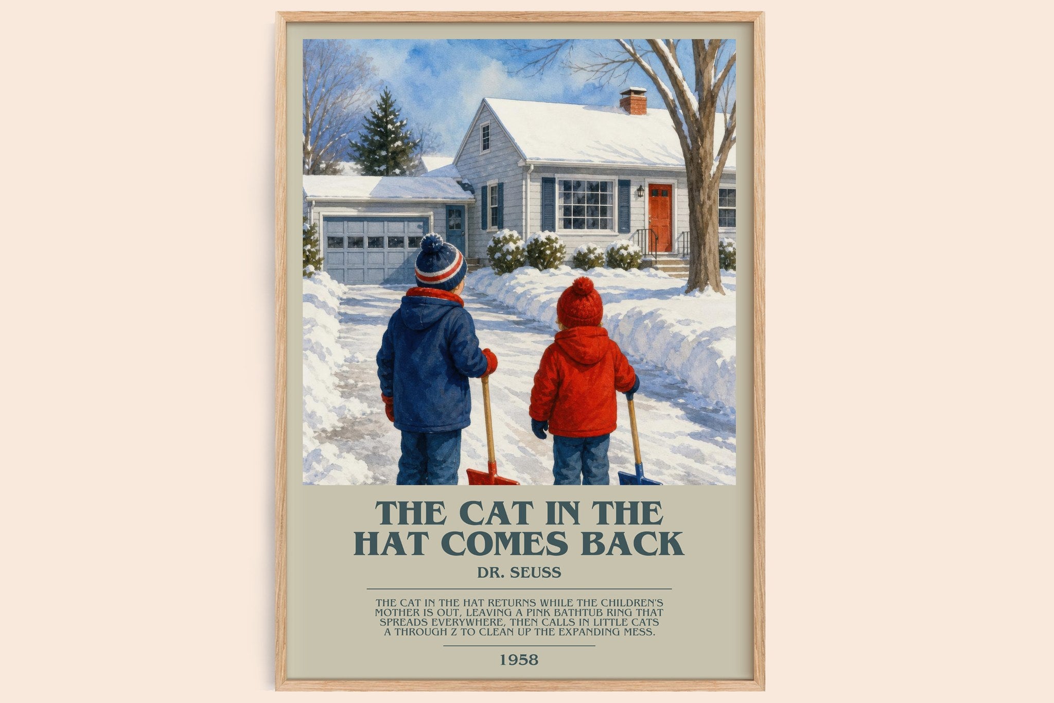 The Cat In The Hat Comes Back Bookish Wall Art by Dr. Seuss